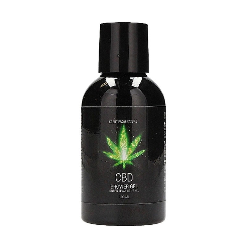 CBD - Bath and Shower - Luxe Travel set - Green Tea Hemp Oil